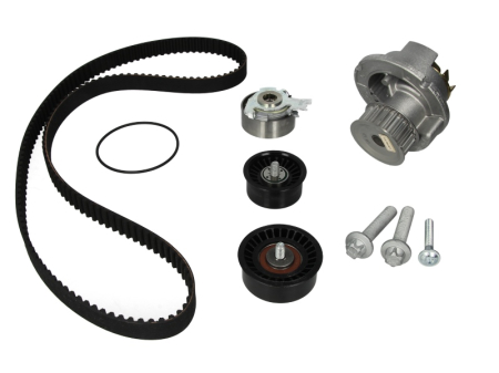 Distributie - Set distributie potrivit CHEVROLET ASTRA; OPEL ASTRA G, ASTRA H, ASTRA H GTC, CORSA C, MERIVA A, SIGNUM, TIGRA, VECTRA B, VECTRA C 1.6/1.8 1995-2015 (curea + intinzator + pompa apa)
