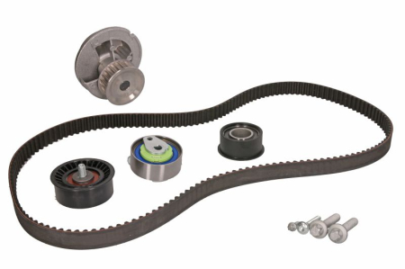 Distributie - Set distributie potrivit CHEVROLET ASTRA; OPEL ASTRA G, VECTRA B, ZAFIRA A 1.8 1998-2011 (curea + intinzator + pompa apa)