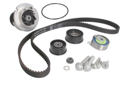 Distributie - Set distributie potrivit CHEVROLET ASTRA, VIVA; OPEL ASTRA G, ASTRA H, ASTRA H GTC, CORSA C, MERIVA A, SIGNUM, TIGRA, VECTRA B 1.6/1.8 1995-2015 (curea + intinzator + pompa apa)