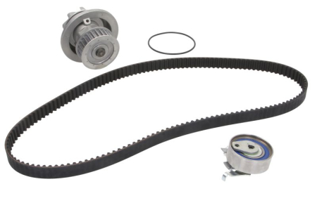 Distributie - Set distributie potrivit CHEVROLET ASTRA, ZAFIRA; OPEL ASTRA F, ASTRA F/KOMBI, CALIBRA A, FRONTERA A SPORT, KADETT D, KADETT E 1.6/1.8/2.0 1983-2011 (curea + intinzator + pompa apa)