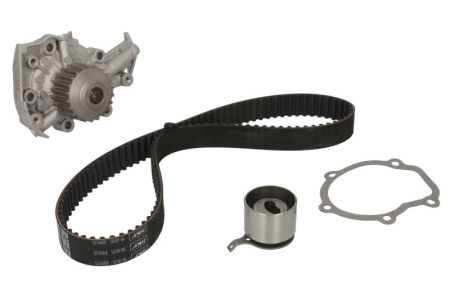 Distributie - Set distributie potrivit CHEVROLET AVEO / KALOS, MATIZ, SPARK; DAEWOO KALOS, MATIZ; FSO MATIZ 1.0-1.2LPG dupa 2000 (curea + intinzator + pompa apa)