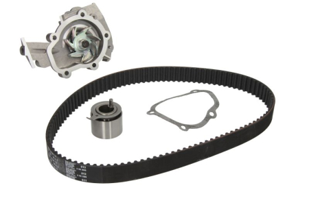 Distributie - Set distributie potrivit CHEVROLET AVEO / KALOS, MATIZ, SPARK; DAEWOO MATIZ, TICO 0.8/0.8LPG/1.2 dupa 1995 (curea + intinzator + pompa apa)