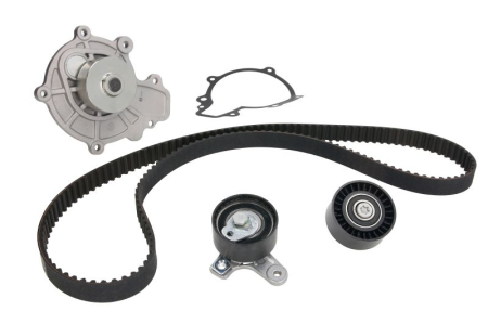 Distributie - Set distributie potrivit CHEVROLET CAPTIVA, CRUZE, EPICA, LACETTI, NUBIRA; OPEL ANTARA A 2.0D dupa 2005 (curea + intinzator + pompa apa)