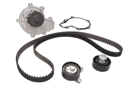 Distributie - Set distributie potrivit CHEVROLET CAPTIVA, CRUZE, EPICA, LACETTI, NUBIRA; OPEL ANTARA A 2.0D dupa 2005 (curea + intinzator + pompa apa)