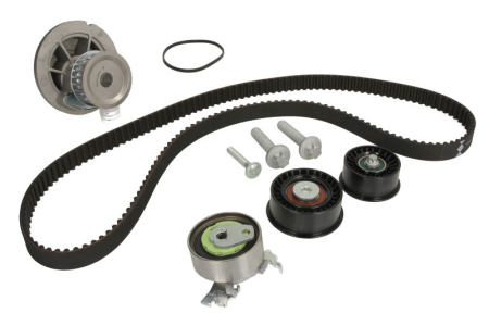 Distributie - Set distributie potrivit CHEVROLET CHEVY; OPEL ASTRA G, ASTRA G CLASSIC, ASTRA G/KOMBI, COMBO TOUR, COMBO/MINIVAN, CORSA B, CORSA C 1.4-1.6CNG dupa 1994 (curea + intinzator + pompa apa)