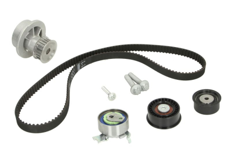 Distributie - Set distributie potrivit CHEVROLET CHEVY; OPEL ASTRA G, ASTRA G CLASSIC, ASTRA G/KOMBI, ZAFIRA A 1.4-1.6CNG 1998-2009 (curea + intinzator + pompa apa)