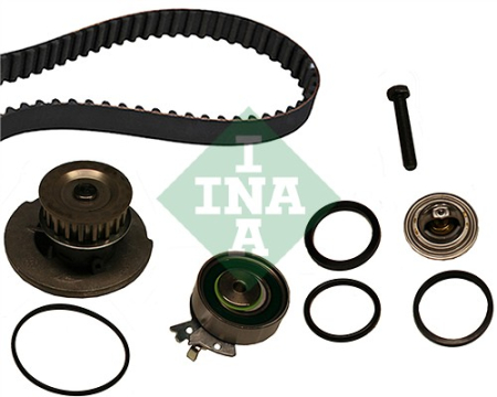 Set distributie potrivit CHEVROLET CORSA; DAEWOO 1.5I, CIELO, CIELO LOAD RUNNER, NEXIA; OPEL ASTRA F, ASTRA F CLASSIC, ASTRA F/KOMBI 1.2-2.0 1986-2005 (curea + intinzator + pompa apa) [1]