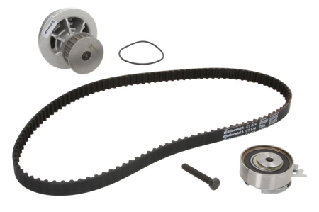 Distributie - Set distributie potrivit CHEVROLET CORSA; DAEWOO NEXIA; OPEL ASTRA F, ASTRA F CLASSIC, ASTRA F/KOMBI, ASTRA G, ASTRA G/KOMBI 1.2-2.0 1986-2005 (curea + intinzator + pompa apa)