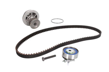 Distributie - Set distributie potrivit CHEVROLET CORSA; OPEL ASTRA F, ASTRA F CLASSIC, ASTRA F/KOMBI, ASTRA G, ASTRA G/KOMBI, COMBO/MINIVAN, CORSA A 1.2-2.0 1986-2005 (curea + intinzator + pompa apa)