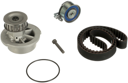 Set distributie potrivit CHEVROLET CORSA; OPEL ASTRA F, ASTRA F CLASSIC, ASTRA F/KOMBI, ASTRA G, ASTRA G/KOMBI, COMBO/MINIVAN, CORSA A 1.2-2.0 1986-2005 (curea + intinzator + pompa apa) [1]