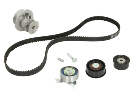 Distributie - Set distributie potrivit CHEVROLET CORSA, TIGRA; OPEL ASTRA F, ASTRA F CLASSIC, ASTRA F/KOMBI, ASTRA G/KOMBI, CORSA B, TIGRA, VECTRA B 1.4/1.6 1993-2005 (curea + intinzator + pompa apa)
