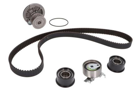 Distributie - Set distributie potrivit CHEVROLET EPICA, EVANDA, LACETTI, NUBIRA, REZZO; DAEWOO EVANDA, LACETTI, LEGANZA, NUBIRA, TACUMA / REZZO 1.8/1.8LPG/2.0 dupa 1992 (curea + intinzator + pompa apa)