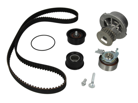 Distributie - Set distributie potrivit CHEVROLET TIGRA; OPEL ASTRA F, ASTRA F CLASSIC, ASTRA F/KOMBI, ASTRA G, CORSA B, TIGRA, VECTRA B 1.4/1.6 1993-2005 (curea + intinzator + pompa apa)
