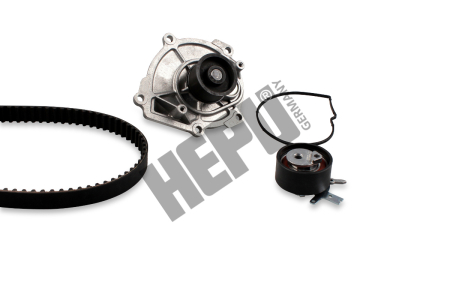Set distributie potrivit CHRYSLER GRAND VOYAGER V, VOYAGER V; DODGE NITRO; JEEP CHEROKEE, WRANGLER III; LANCIA VOYAGER 2.8D dupa 2006 (curea + intinzator + pompa apa) [1]
