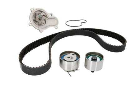 Distributie - Set distributie potrivit CHRYSLER PT CRUISER, SEBRING, VOYAGER IV; DODGE CARAVAN, RAM, STRATUS, STRATUS II; GAZ VOLGA, VOLGA SIBER 2.4 1993-2010 (curea + intinzator + pompa apa)