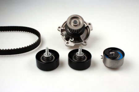 Distributie - Set distributie potrivit CHRYSLER VOYAGER III, VOYAGER IV; JEEP CHEROKEE; LDV MAXUS 2.5D/2.8D 1995-2009 (curea + intinzator + pompa apa)