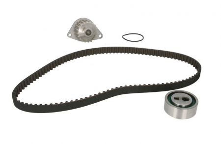 Distributie - Set distributie (curea + intinzator + Pompa apa) potrivit CITROEN AX, BERLINGO, BERLINGO/MINIVAN, BX, C15, C15/MINIVAN, SAXO, XSARA, XSARA/HATCHBACK, XSARA/KOMBI, ZX 1.3/1.4/1.4LPG 04.83-
