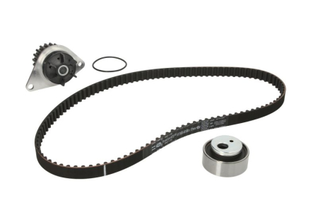 Distributie - Set distributie potrivit CITROEN AX, BERLINGO, BERLINGO/MINIVAN, BX, C15/MINIVAN, SAXO, XSARA, XSARA PICASSO, XSARA/HATCHBACK 1.3-1.6 1983-2015 (curea + intinzator + pompa apa)