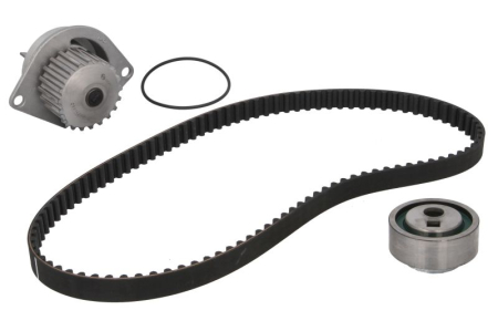 Distributie - Set distributie potrivit CITROEN AX, BERLINGO, BERLINGO/MINIVAN, BX, C15/MINIVAN, SAXO, XSARA, XSARA PICASSO, XSARA/HATCHBACK 1.3-1.6 1983-2015 (curea + intinzator + pompa apa)
