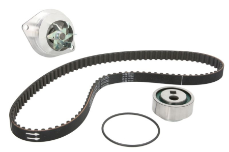 Distributie - Set distributie potrivit CITROEN AX, BX, C15, C15/MINIVAN, SAXO, XSARA, XSARA PICASSO; PEUGEOT 106 I, 106 II, 205 I, 205 II, 206, 306 1.4-1.8 1982-2015 (curea + intinzator + pompa apa)