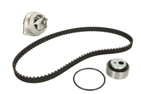 Distributie - Set distributie potrivit CITROEN AX, BX, C15, C15/MINIVAN, SAXO, XSARA, XSARA PICASSO; PEUGEOT 106 I, 106 II, 205 I, 205 II, 206, 306 1.4-1.8 1982-2015 (curea + intinzator + pompa apa)