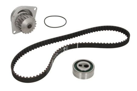 Distributie - Set distributie potrivit CITROEN AX, BX, C15, C15/MINIVAN, SAXO, XSARA, XSARA PICASSO; PEUGEOT 106 I, 106 II, 205 I, 205 II, 206, 306 1.4-1.8 1983-2015 (curea + intinzator + pompa apa)
