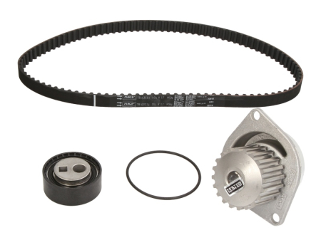 Distributie - Set distributie potrivit CITROEN AX, BX, C15, C15/MINIVAN, SAXO, XSARA, XSARA PICASSO; PEUGEOT 106 I, 106 II, 205 I, 205 II, 206, 306 1.1-1.8 1982-2015 (curea + intinzator + pompa apa)