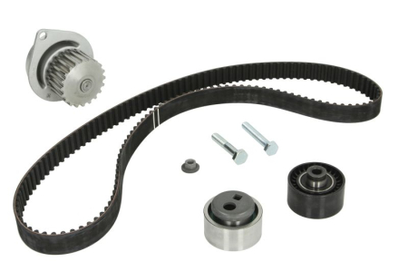 Distributie - Set distributie potrivit CITROEN AX, SAXO, XSARA; NISSAN MICRA II; PEUGEOT 106 I, 106 II, 106 II/HATCHBACK; ROVER 100 / METRO 1.5D 1994-2004 (curea + intinzator + pompa apa)