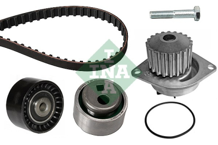 Set distributie potrivit CITROEN AX, SAXO, XSARA; NISSAN MICRA II; PEUGEOT 106 I, 106 II, 106 II/HATCHBACK; ROVER 100 / METRO 1.5D 1994-2004 (curea + intinzator + pompa apa) [1]