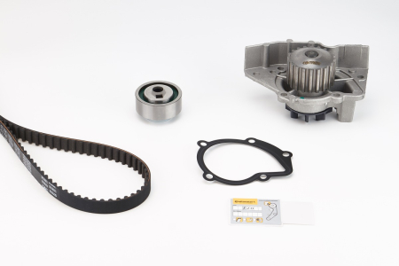 Set distributie potrivit CITROEN BERLINGO, BERLINGO/MINIVAN, BX, EVASION, XANTIA, XSARA, ZX; FIAT ULYSSE; PEUGEOT 205 I, 205 II 1.6/1.8/1.9 1982-2004 (curea + intinzator + pompa apa) [1]