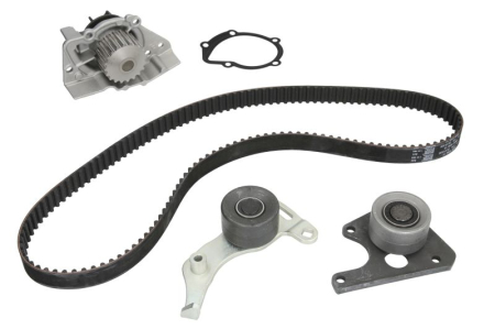 Distributie - Set distributie potrivit CITROEN BERLINGO, BERLINGO/MINIVAN, C15, C15/MINIVAN, EVASION, JUMPER I, JUMPY I, XANTIA, ZX 1.7D/1.8D/1.9D 1986-2006 (curea + intinzator + pompa apa)