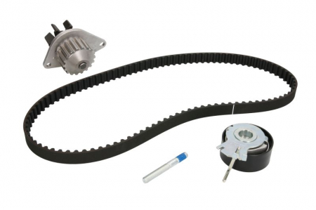 Set distributie potrivit CITROEN BERLINGO, BERLINGO/MINIVAN, C2, C2 ENTERPRISE, C3 I, C3 II, SAXO; PEUGEOT 106 II, 206, 206+, PARTNER 1.1 1996-2013 (curea + intinzator + Pompa apa) [1]