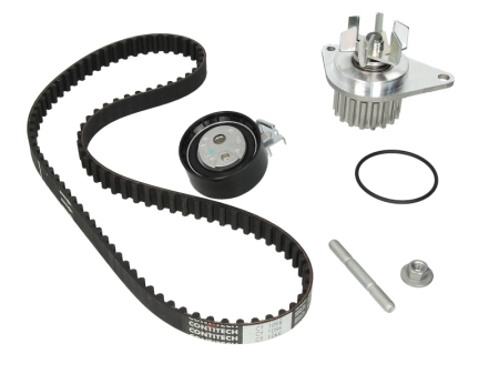 Distributie - Set distributie potrivit CITROEN BERLINGO, BERLINGO/MINIVAN, C2, C3 I, C3 II, C3 PLURIEL, NEMO, NEMO/MINIVAN, SAXO, XSARA 1.4/1.4CNG/1.4LPG dupa 1993 (curea + intinzator + pompa apa)