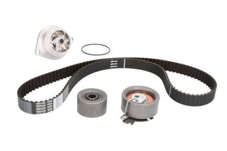 Distributie - Set distributie potrivit CITROEN BERLINGO, BERLINGO/MINIVAN, C3 I, C3 PLURIEL, XSARA; PEUGEOT 206, 307, PARTNER, PARTNER ORIGIN 1.6/1.6ALK/1.6LPG dupa 2000 (curea + intinzator + pompa apa)