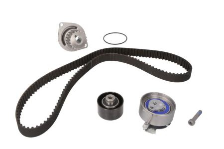 Distributie - Set distributie potrivit CITROEN BERLINGO, BERLINGO/MINIVAN, C3 I, XSARA; PEUGEOT 206, 307, PARTNER, PARTNER ORIGIN 1.6/1.6ALK/1.6LPG dupa 2000 (curea + intinzator + pompa apa)