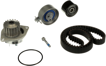 Set distributie potrivit CITROEN BERLINGO, BERLINGO/MINIVAN, C3 I, XSARA; PEUGEOT 206, 307, PARTNER, PARTNER ORIGIN 1.6/1.6ALK/1.6LPG dupa 2000 (curea + intinzator + pompa apa) [1]