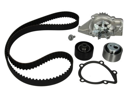 Distributie - Set distributie potrivit CITROEN BERLINGO, BERLINGO/MINIVAN, C4 I, C5 I, C5 I/KOMBI, EVASION, JUMPY I, XSARA, XSARA PICASSO 2.0D 1998-2011 (curea + intinzator + pompa apa)