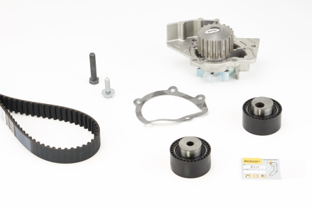 Set distributie potrivit CITROEN BERLINGO, BERLINGO/MINIVAN, C5 I, EVASION, JUMPER I, JUMPY I, XANTIA, XANTIA/KOMBI, XSARA, XSARA PICASSO 2.0D 1998-2011 (curea + intinzator + pompa apa) [1]
