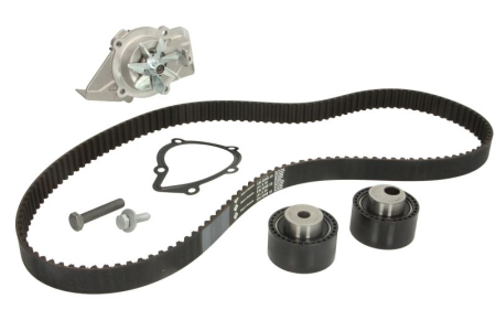 Distributie - Set distributie potrivit CITROEN BERLINGO, BERLINGO/MINIVAN, C5 I, EVASION, JUMPER I, JUMPY I, XANTIA, XANTIA/KOMBI, XSARA, XSARA PICASSO 2.0D 1998-2011 (curea + intinzator + pompa apa)