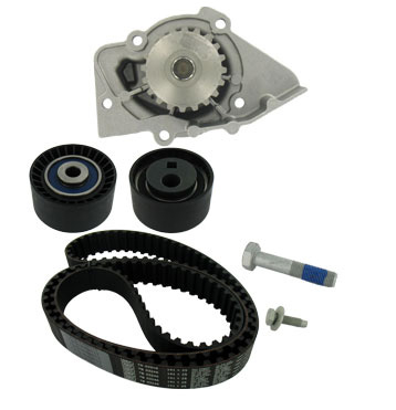 Set distributie potrivit CITROEN BERLINGO, BERLINGO/MINIVAN, C5 I, EVASION, JUMPER I, JUMPY I, XANTIA, XANTIA/KOMBI, XSARA, XSARA PICASSO 1.6/2.0D dupa 1998 (curea + intinzator + pompa apa) [1]