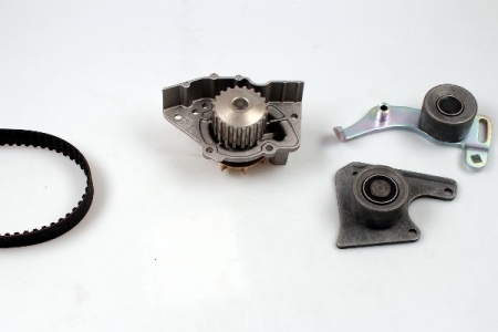 Distributie - Set distributie potrivit CITROEN BERLINGO, BERLINGO/MINIVAN, EVASION, JUMPER I, JUMPY I, XANTIA, XANTIA/KOMBI, XSARA 1.7D/1.8D/1.9D 1987-2006 (curea + intinzator + pompa apa)