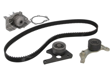 Distributie - Set distributie potrivit CITROEN BERLINGO, BERLINGO/MINIVAN, EVASION, JUMPER I, JUMPY I, XANTIA, XSARA, XSARA/HATCHBACK, ZX 1.7D/1.8D/1.9D 1987-2006 (curea + intinzator + pompa apa)