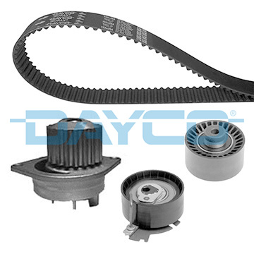 Set distributie potrivit CITROEN BERLINGO, BERLINGO MULTISPACE, BERLINGO/MINIVAN, C2, C3 / C3 ORIGIN III, C3 I, C3 PLURIEL, C4 1.6/1.6ALK/1.6LPG dupa 2000 (curea + intinzator + Pompa apa) [2]