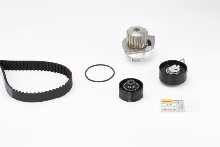 Set distributie potrivit CITROEN BERLINGO, BERLINGO MULTISPACE, BERLINGO/MINIVAN, C2, C3 I, C3 III, C3 PLURIEL, C4, C4 I 1.6/1.6ALK/1.6LPG dupa 2000 (curea + intinzator + pompa apa) [1]