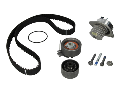 Distributie - Set distributie potrivit CITROEN BERLINGO, BERLINGO MULTISPACE, BERLINGO/MINIVAN, C2, C3 I, C3 III, C3 PLURIEL, C4, C4 I 1.6/1.6ALK/1.6LPG dupa 2000 (curea + intinzator + pompa apa)