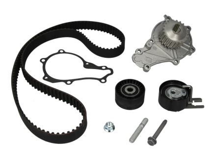 Distributie - Set distributie potrivit CITROEN C1, C2, C2 ENTERPRISE, C3 I, C3 II, C3 II/HATCHBACK, C3 PLURIEL, NEMO, NEMO/MINIVAN, XSARA; FORD FIESTA V 1.4D dupa 2001 (curea + intinzator + pompa apa)