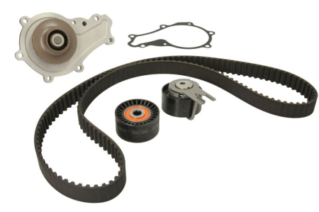 Distributie - Set distributie potrivit CITROEN C1, C2, C2 ENTERPRISE, C3 I, C3 II, C3 PLURIEL, NEMO, NEMO/MINIVAN, XSARA; FORD FIESTA V, FIESTA VI, FUSION 1.4D dupa 2001 (curea + intinzator + pompa apa)