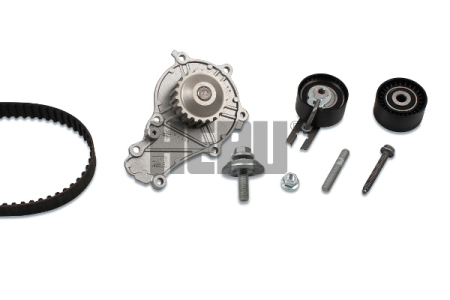 Set distributie potrivit CITROEN C3 I, C3 II; FORD FIESTA V, FIESTA VI; MAZDA 2; SUZUKI LIANA 1.4D dupa 2001 (curea + intinzator + pompa apa) [1]
