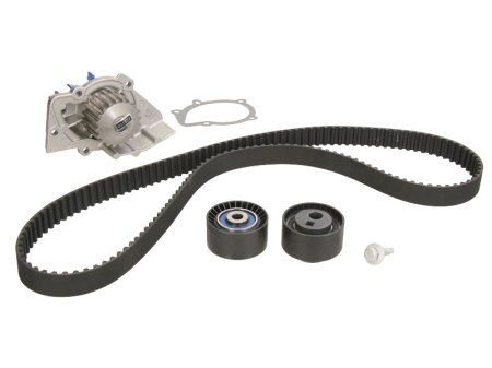 Distributie - Set distributie potrivit CITROEN C3 II, C8, EVASION, JUMPY I; FIAT SCUDO, ULYSSE; FORD FIESTA V, FIESTA VI; LANCIA PHEDRA, ZETA 1.4D/2.0D dupa 1999 (curea + intinzator + pompa apa)