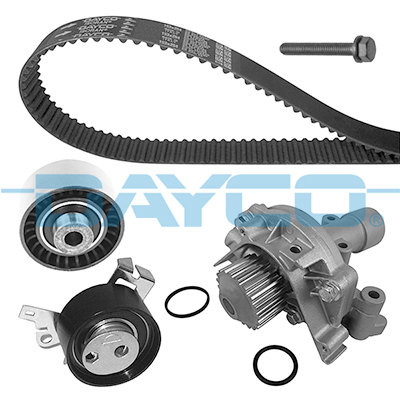 Set distributie potrivit CITROEN C4, C4 I, C5 I, C5 II, C5 II/KOMBI, C8, EVASION, JUMPY I, XSARA, XSARA PICASSO; FIAT SCUDO, ULYSSE 1.8/2.0/2.2 dupa 1999 (curea + intinzator + pompa apa) [1]